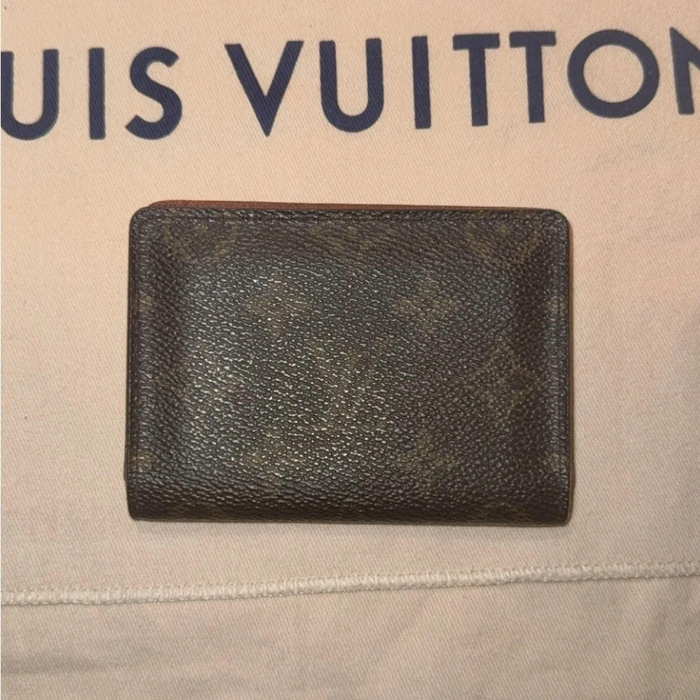 Louis Vuitton Monogram Card Holder Authentic Preloved Vintage with COA CA1919 - Picture 9 of 11
